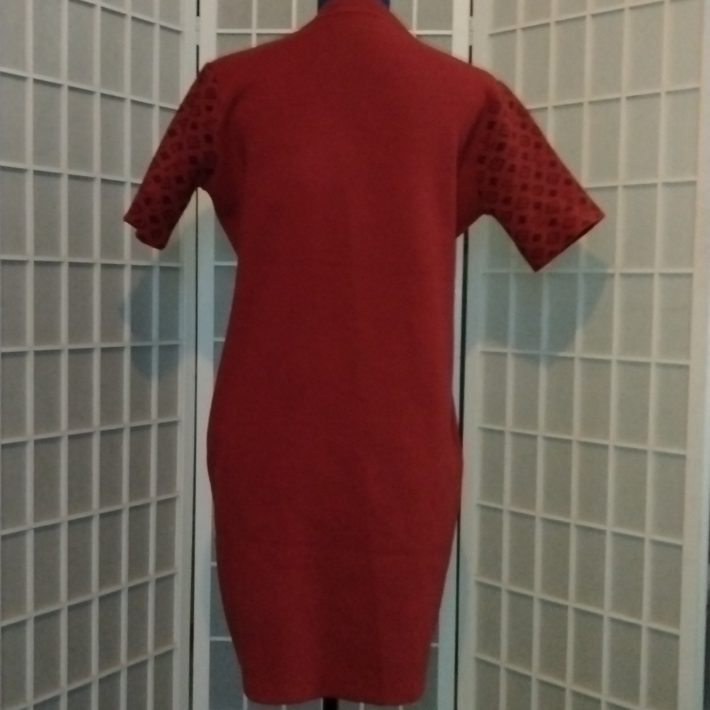 Louis Vuitton Cranberry Sweater Mini Dress - Picture 8 of 9